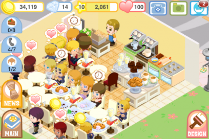 ケーキ屋さんのゲーム「Bakery Story」