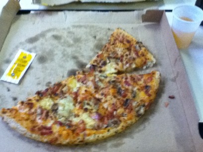 半分のピザ
