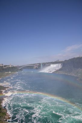 ナイアガラ滝と虹